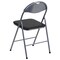 Emma and Oliver 2 Pack Vinyl Metal Folding Chair with Carrying Handle